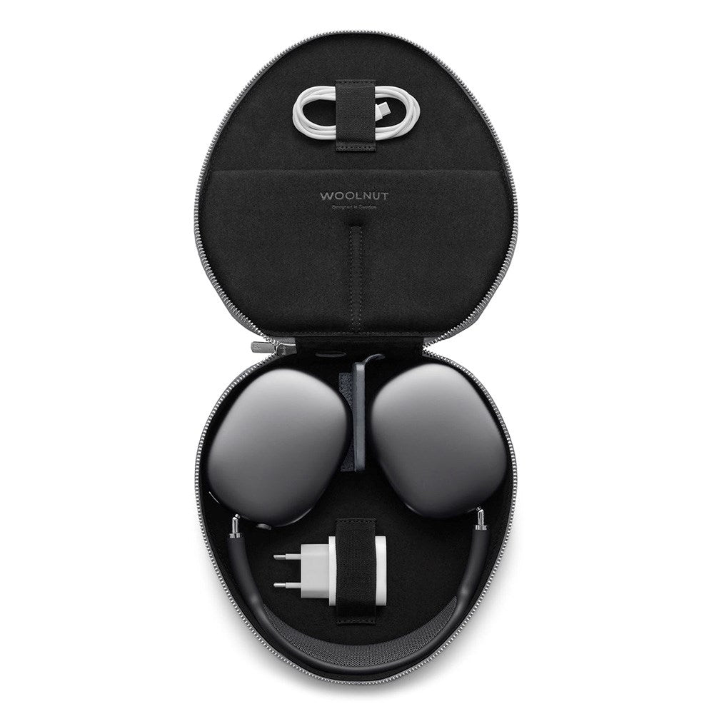 Woolnut AirPods Max Ekte Skinn Case - Grå