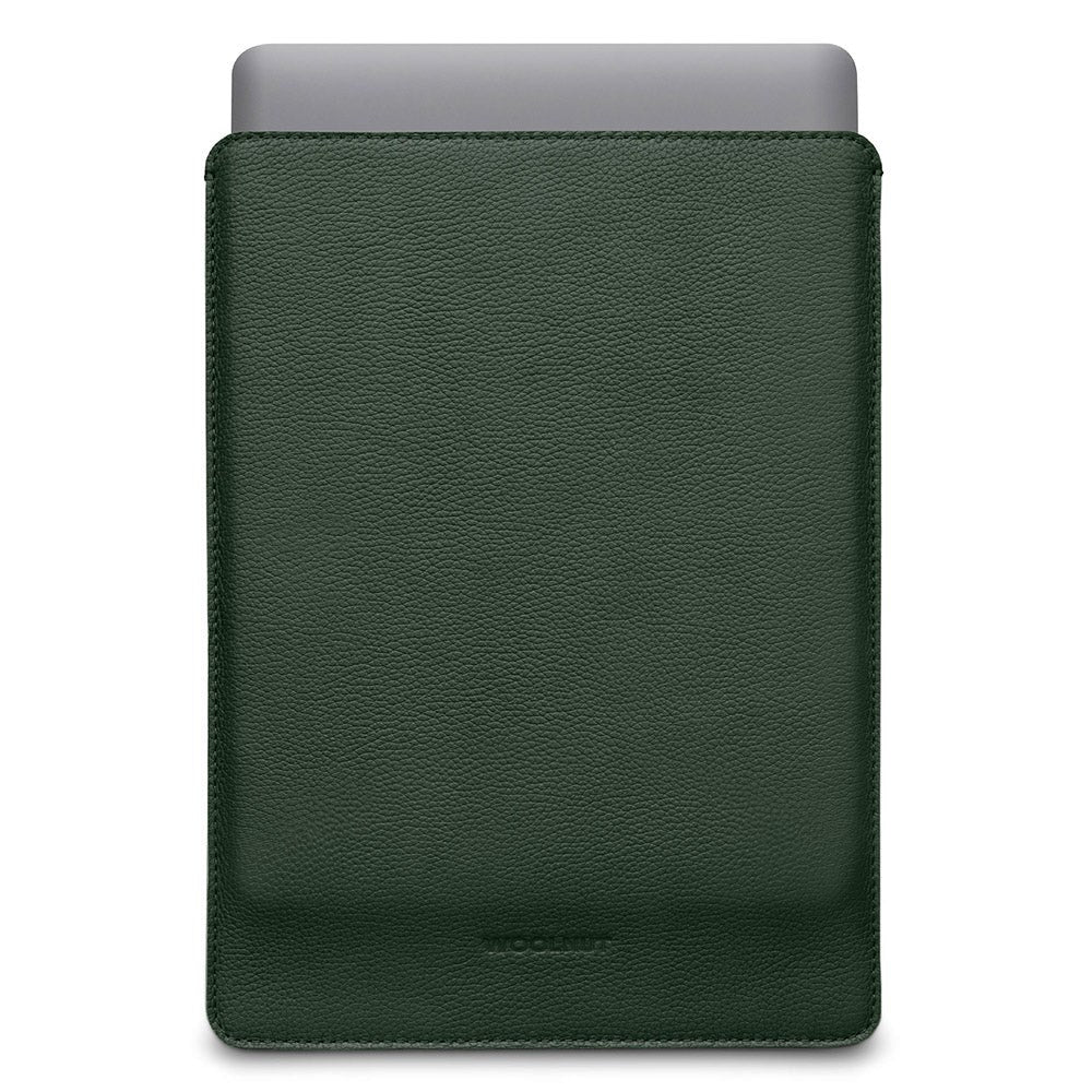 Woolnut Ekte Skinn Sleeve for MacBook / Laptop 15" (350 x 245mm) - Grønn