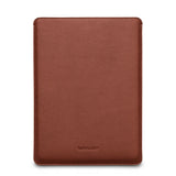 Woolnut MacBook Pro 14" M5 / M4 / M3 / M2 / M1 (2025 / 2021) Ekte Skinn Folio Sleeve - 24.5 x 33 cm - Brun