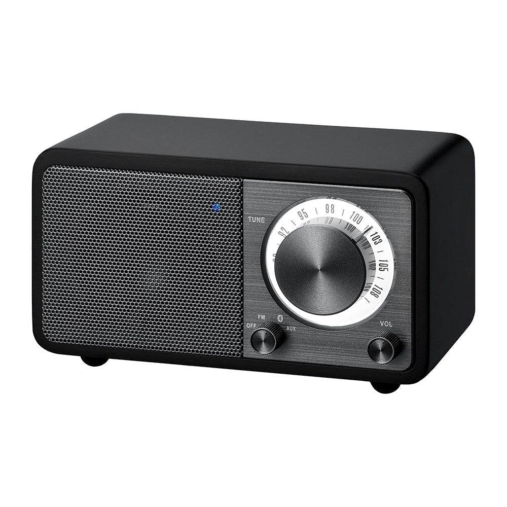 SANGEAN Genuine Mini WR7 Trådløs Bluetooth - Høyttaler m. Radio - Svart