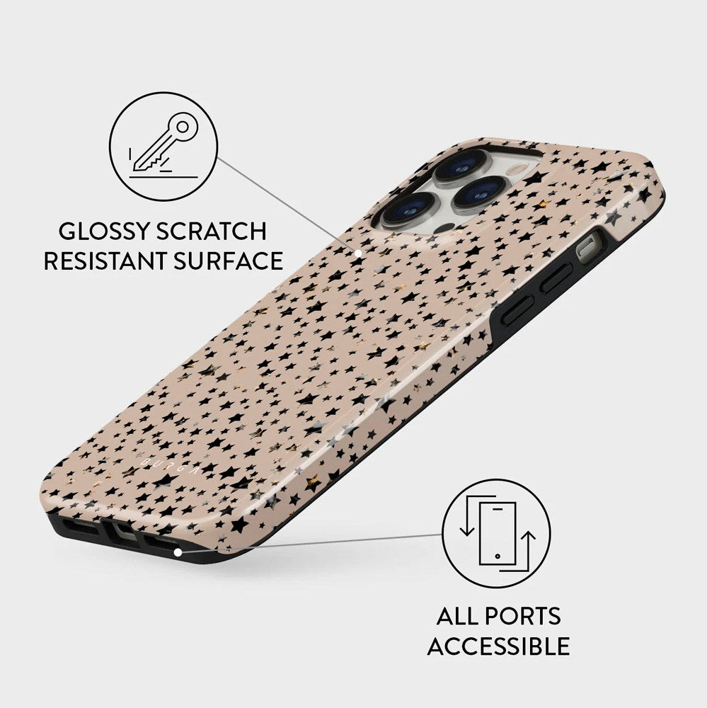 Burga iPhone 14 Pro Tough Fashion Deksel - Sparkling Tiara