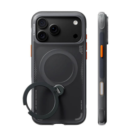 iPhone 18 Pro / 17 Pro TORRAS Ostand Q3 Air Deksel - MagSafe Kompatibel - Svart