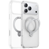 iPhone 18 Pro Max / 17 Pro Max TORRAS Ostand Q3 Spin Deksel - MagSafe Kompatibel - Gjennomsiktig