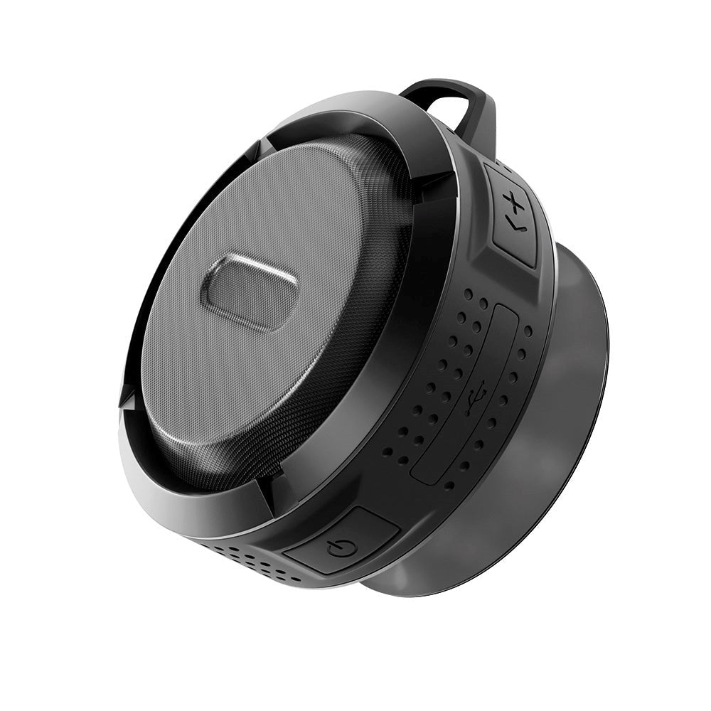 Maxlife Høyttaler Bluetooth (5.0) m. Avtakbar sugekopp 3W - Svart