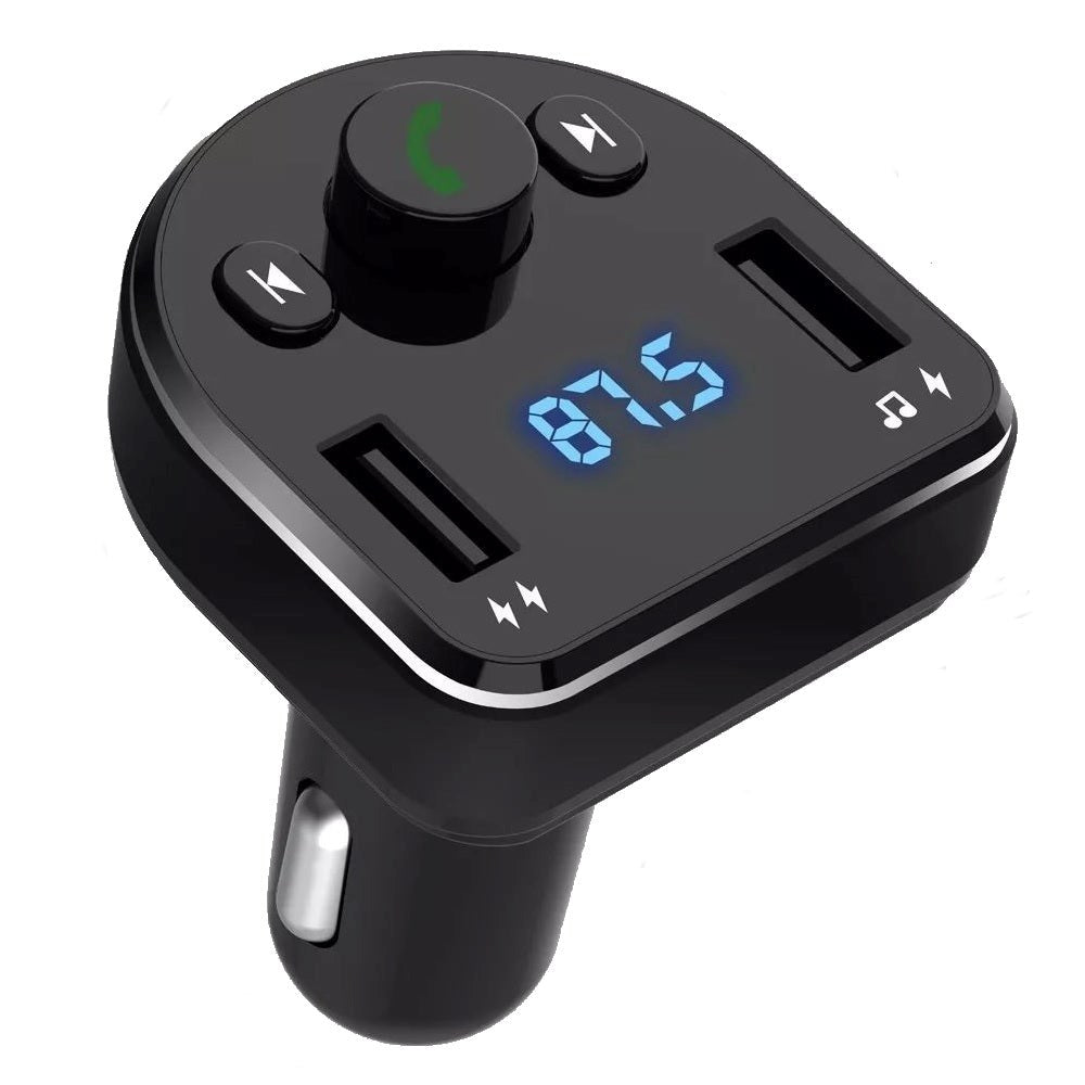 XO BCC01 Bluetooth FM Transmitter & Billader 15W - Svart