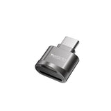 Yesido MicroSD Kortleser Adapter m. USB-C – Grå