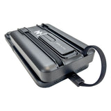 Zmartgear Powerbank Pro 6-i-1 med 18W / 10.00mAh / Trådløs Lading / Innebygd USB-C & Lightning-Kabel / Stativ - Svart
